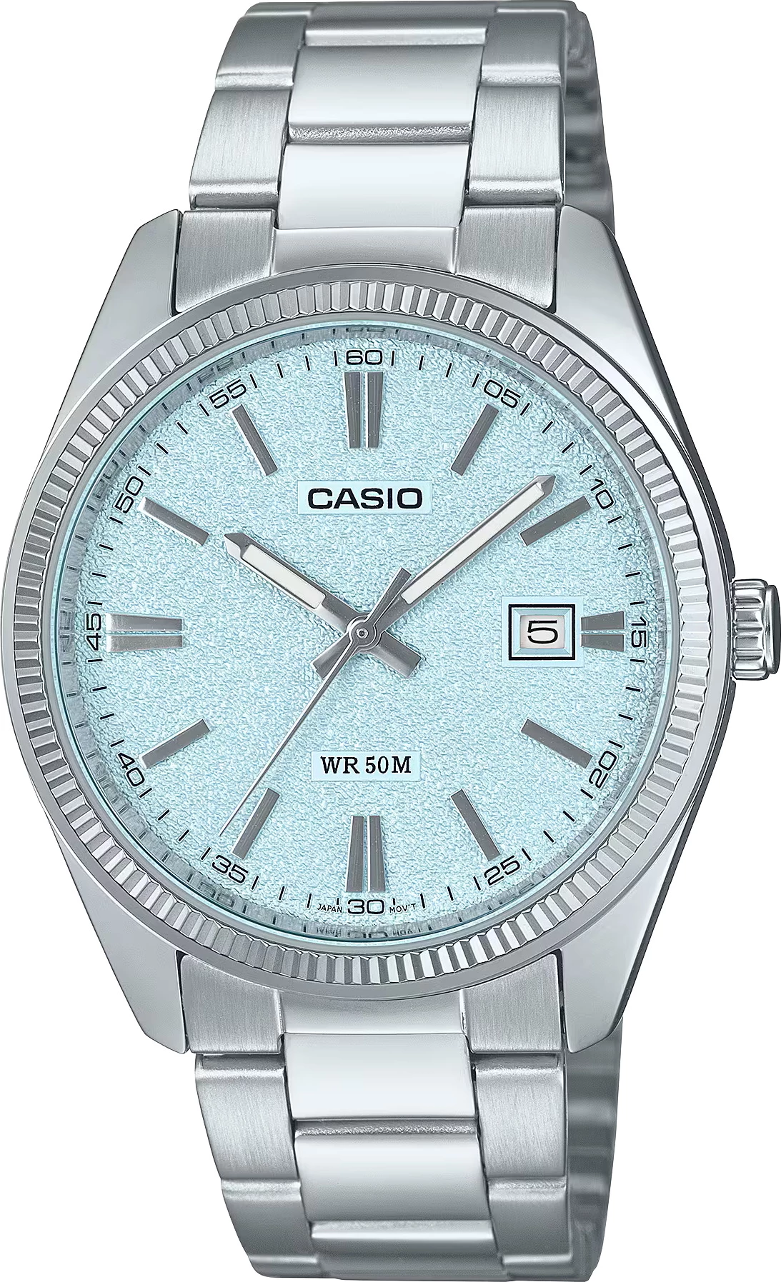 Orë dore Casio MTP-1302DA-2A2V, e argjendtë