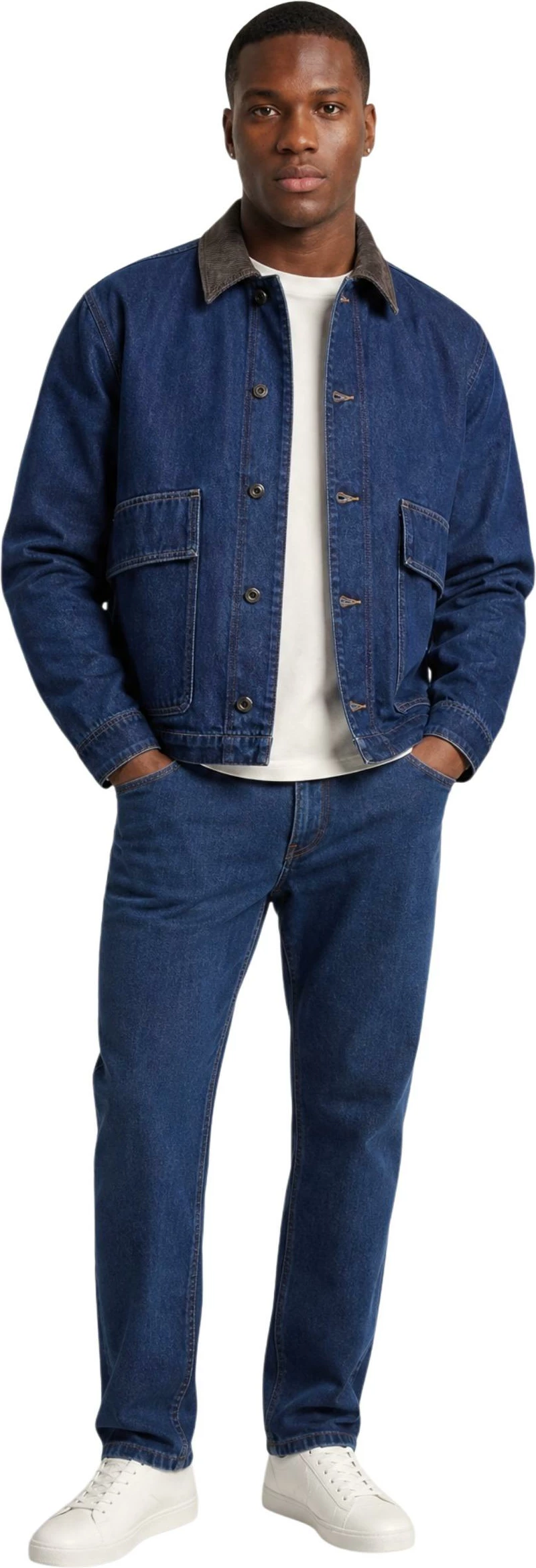 Jakne xhins për meshkuj Only & Sons Onskaizen Rinse 9417 Pim Dnm Jacket 22039417, blu e errët [Madhësia: L]