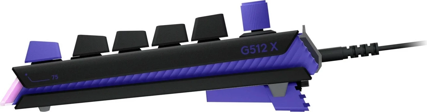 Tastierë gaming Logitech G512 X, 75%, magnetike-mekanike, RGB, me kabllo, e zezë