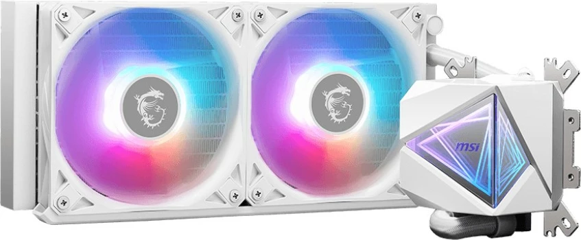 Komplet ftohje me lëng MSI MAG Coreliquid I240, 2x12cm, ARGB, e bardhë