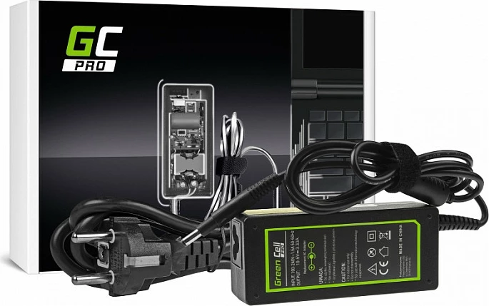 Adapter/karikues laptopi Green Cell PRO 65W 19.5V 3.33A për HP Pavilion 15-B / HP Envy 4/6, i zi