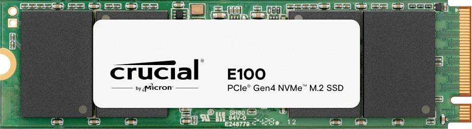 SSD M.2 Crucial E100 2TB NVMe PCIe 4.0 2280, OEM Tray