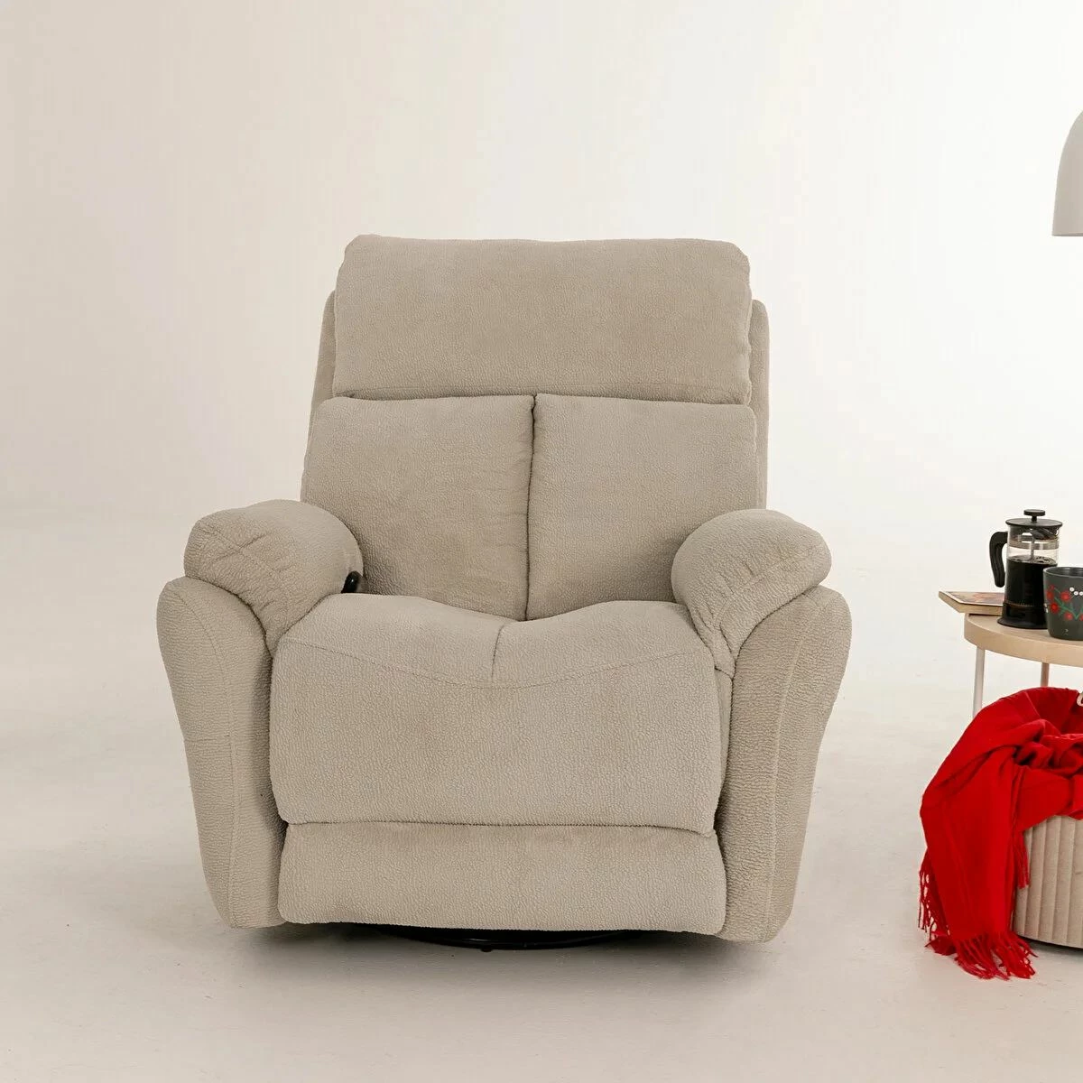 Karrige relaksuese elektrike Comfera, krem, Atelier del Sofa