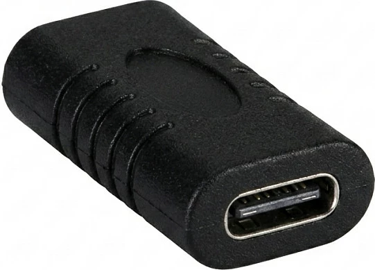 Adapter USB-C EFB Elektronik USB 3.2, femër-në-femër, i zi
