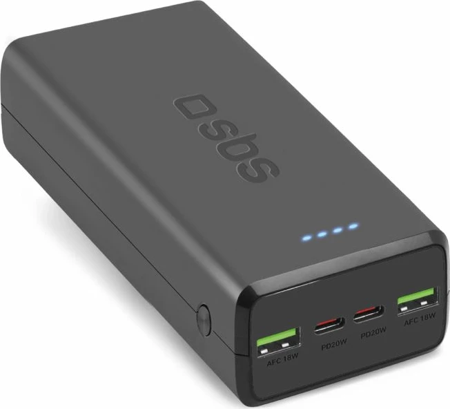 Powerbank SBS TTBB30000PD20K, 30000 mAh, e zezë