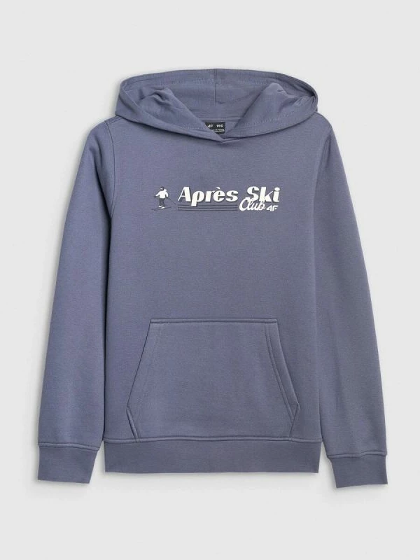 Duks me kapuç për djem 4F, gri