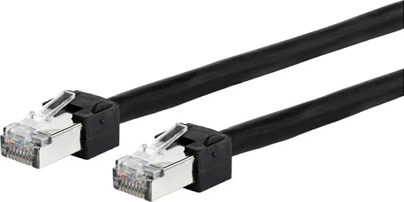 Kabllo rrjeti METZ CONNECT Flex500 Outdoor, Cat5e, 5 m, S/UTP, RJ45-RJ45, e zezë