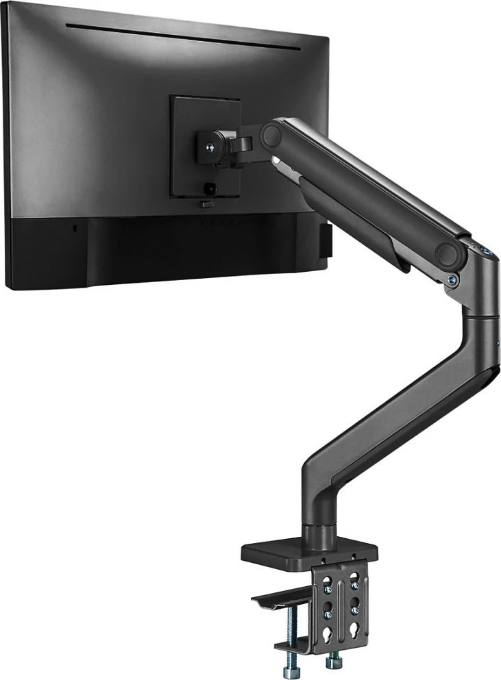 Mbajtës monitori Digitus Single Monitor Mount, deri 49", 20 kg, VESA 75x75/100x100, Clamp, i zi