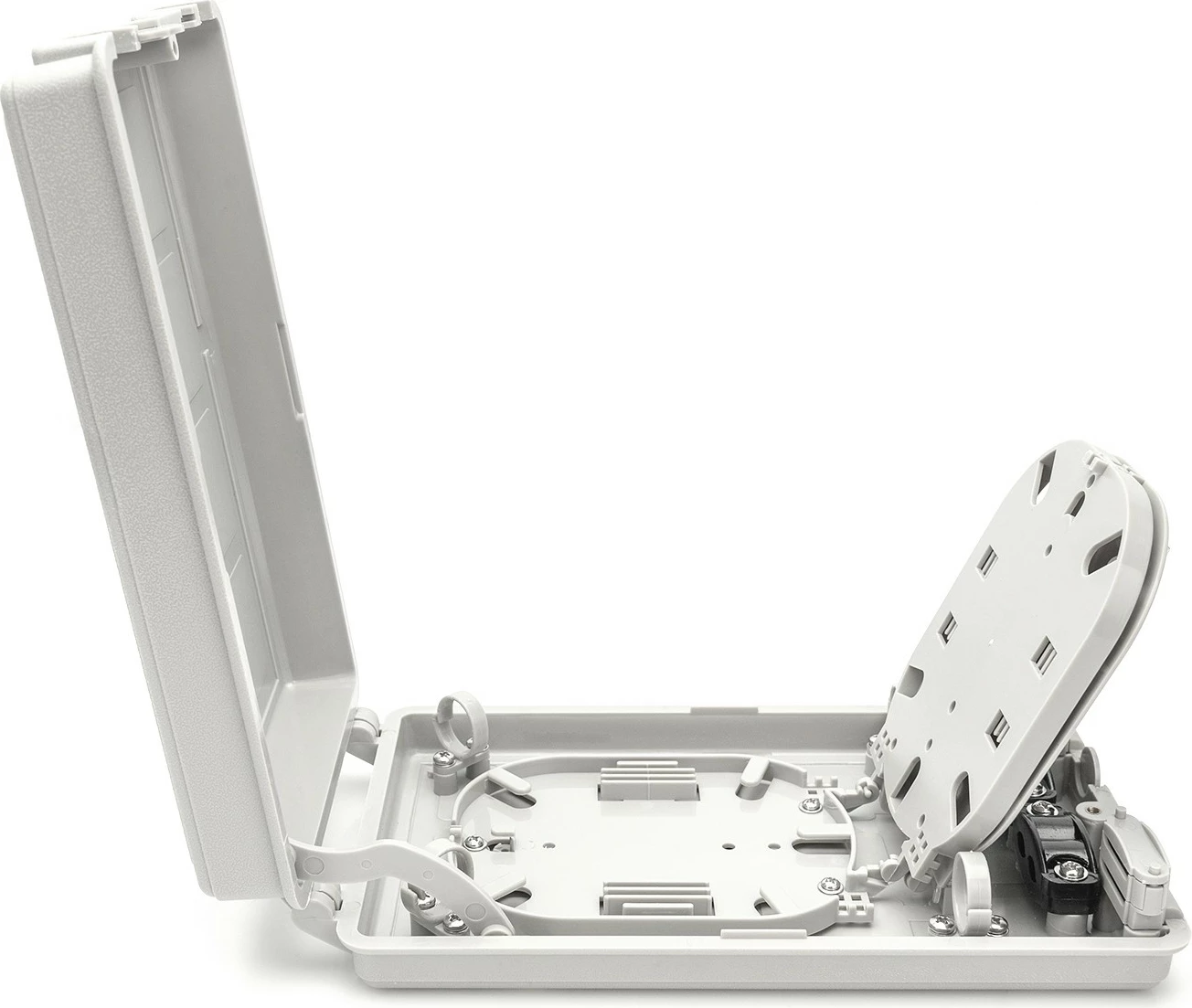 Kuti shpërndarëse fibra optike Digitus, 8x SC SX, 160x300x43mm, gri
