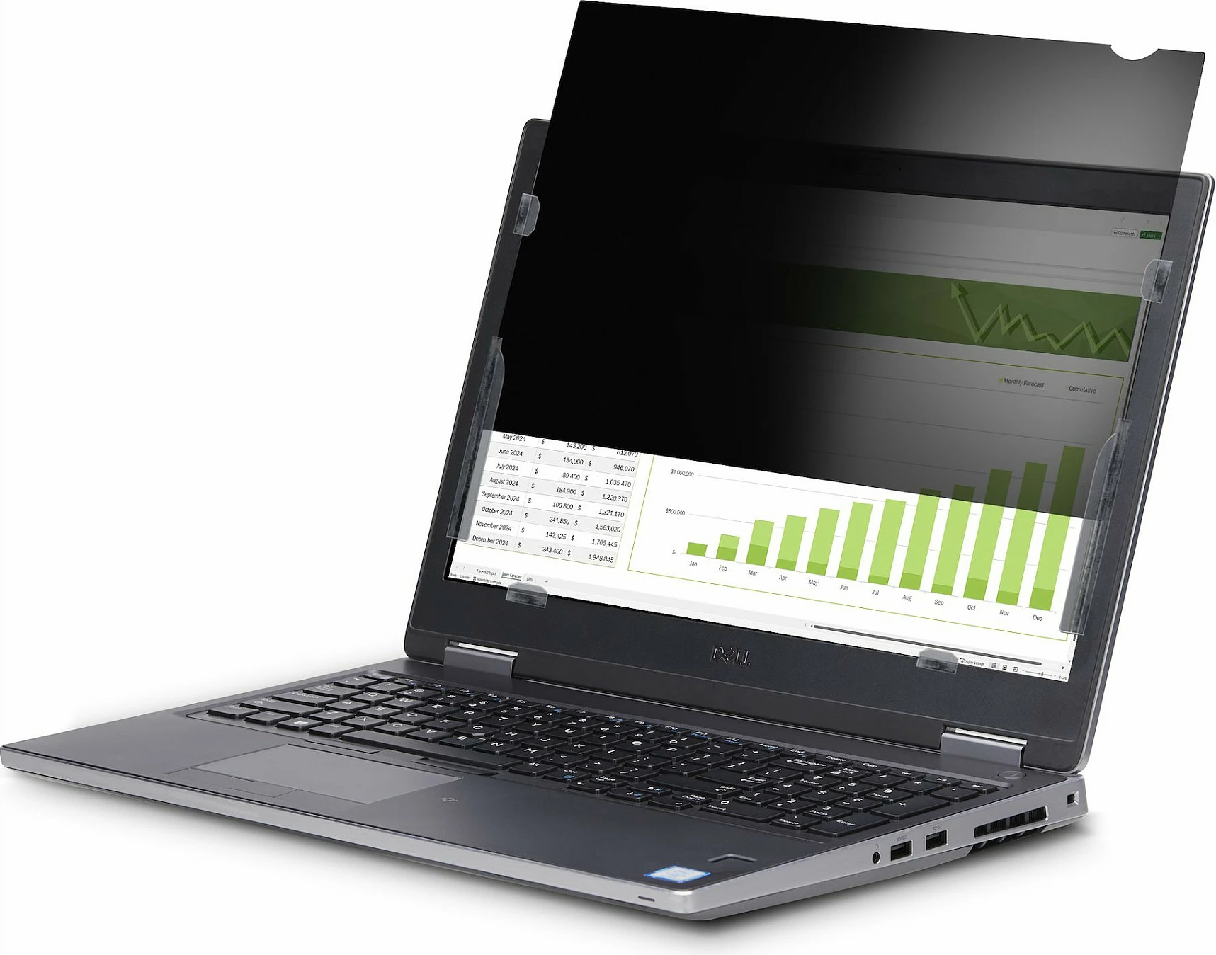 Filtri privatësie për ekran laptopi StarTech 15.6" 16:9, flip-up, touch, anti-glare, blue light, i zi