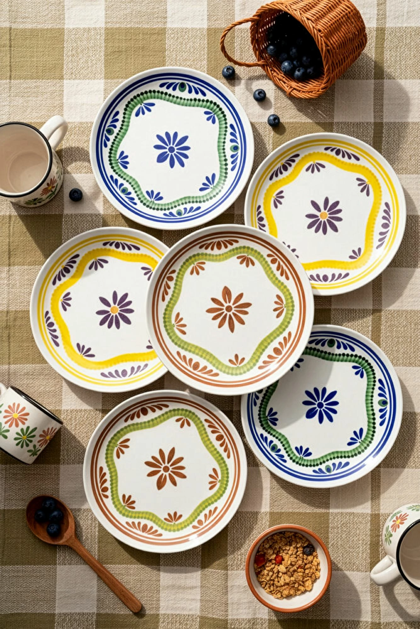 Set pjatash ëmbëlsirash (6 copë), Hermia Concept, PT Moderna Leo