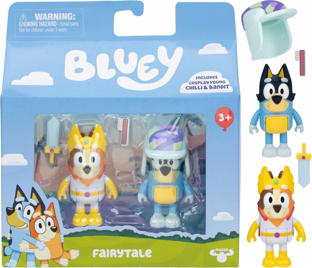 Set figurina Bluey Tm Toys BLU17974, përralla, 2 copë