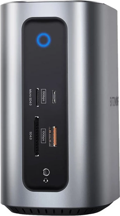 Kasë docking Blitzwolf BW-TH15, 17 porte, USB-C/USB-A/HDMI/DP/Ethernet, Gri