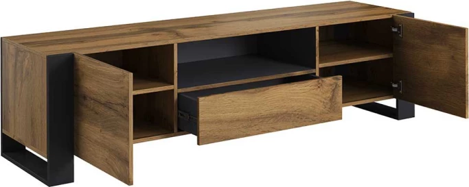 TV komodë moderne WOODY [Ngjyra: Kafe]