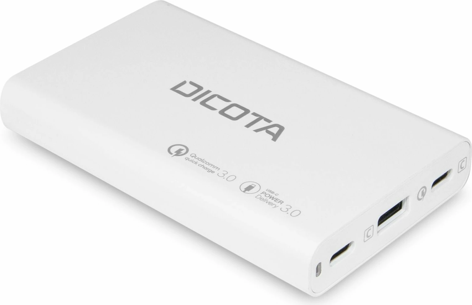 Karikues universal DICOTA D32056, 65W, USB Type-C, i bardhë