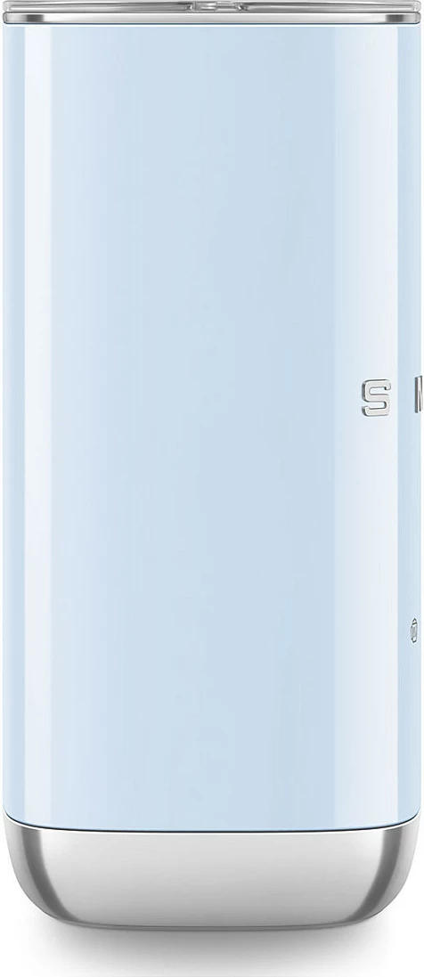 Shkumëzues qumështi Smeg MFF02PBEU, 500W, 3 funksione, anti-ngjitës, blu e çelët