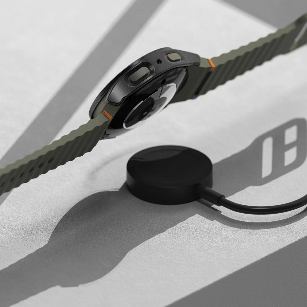 Mbështjellës + xham i temperuar Ringke për Samsung Galaxy Watch 7 44mm, Zi, set