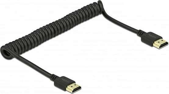 Kabllo HDMI DeLOCK 84967, 1.5 m, 4K 60Hz, 18 Gbit/s, e zezë