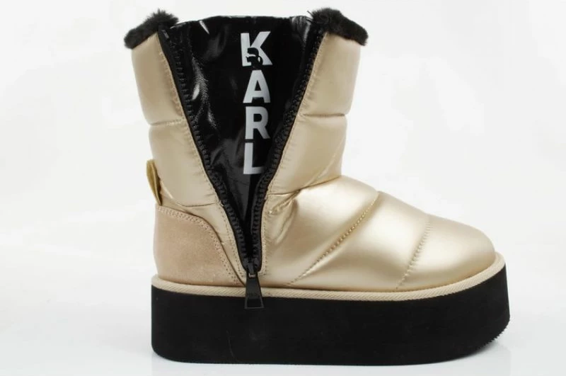 Çizme bore për femra Karl Lagerfeld, të arta [Madhësia: 39]