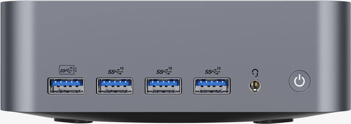 Mini kompjuter GEEKOM GT1 MEGA, Intel Core Ultra 9 185H, 16GB DDR5, SSD 1TB, Windows 11 Pro, gri