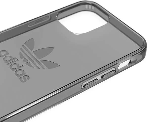 Mbështjellës Adidas OR Protective Clear Case për iPhone 12 / iPhone 12 Pro, i tejdukshëm, i zi