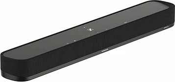 Soundbar Sennheiser AMBEO Mini 7.1.4, Dolby Atmos, Wi‑Fi/Bluetooth, HDMI ARC, Chromecast, me subwoofer wireless, e zezë