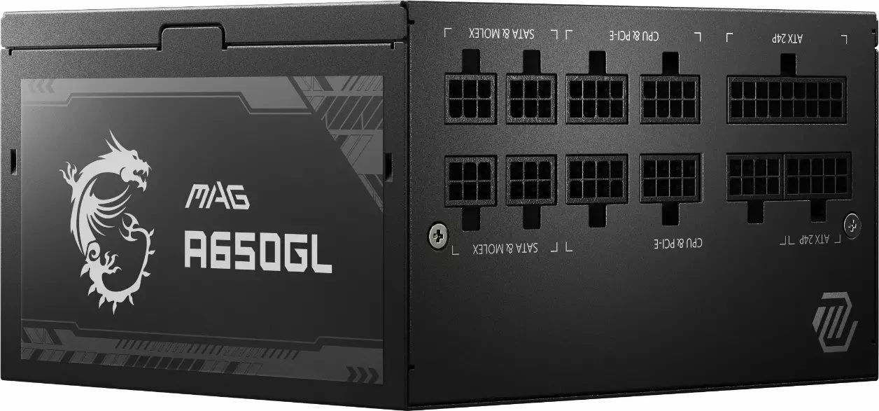 Furnizues rryme (PSU) MSI MAG A650GL 650W 80 Plus Gold, fully modular, i zi