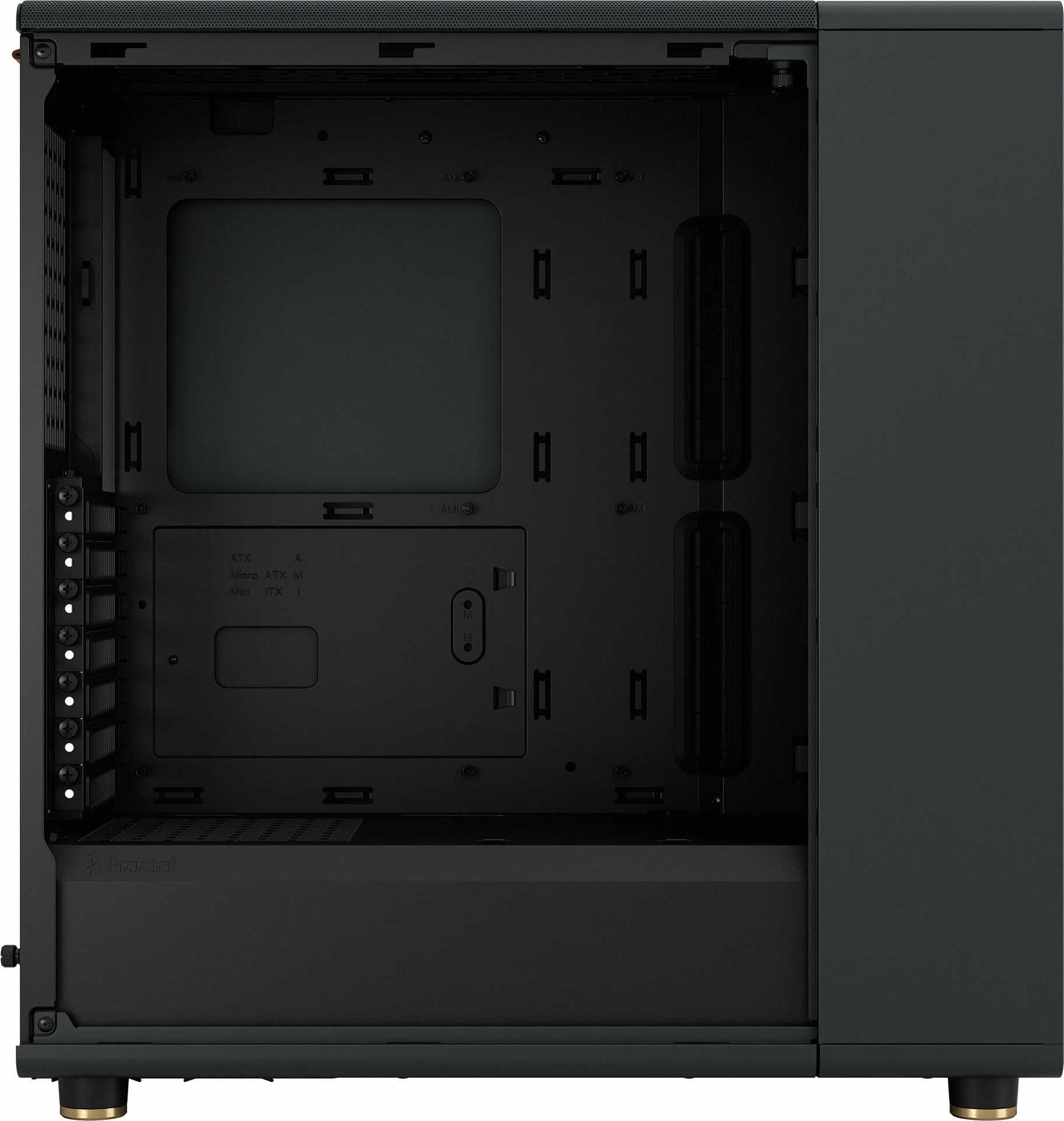 Kasë Fractal Design North FD-C-NOR1C-02 Midi Tower ATX/mATX/Mini-ITX, e zezë