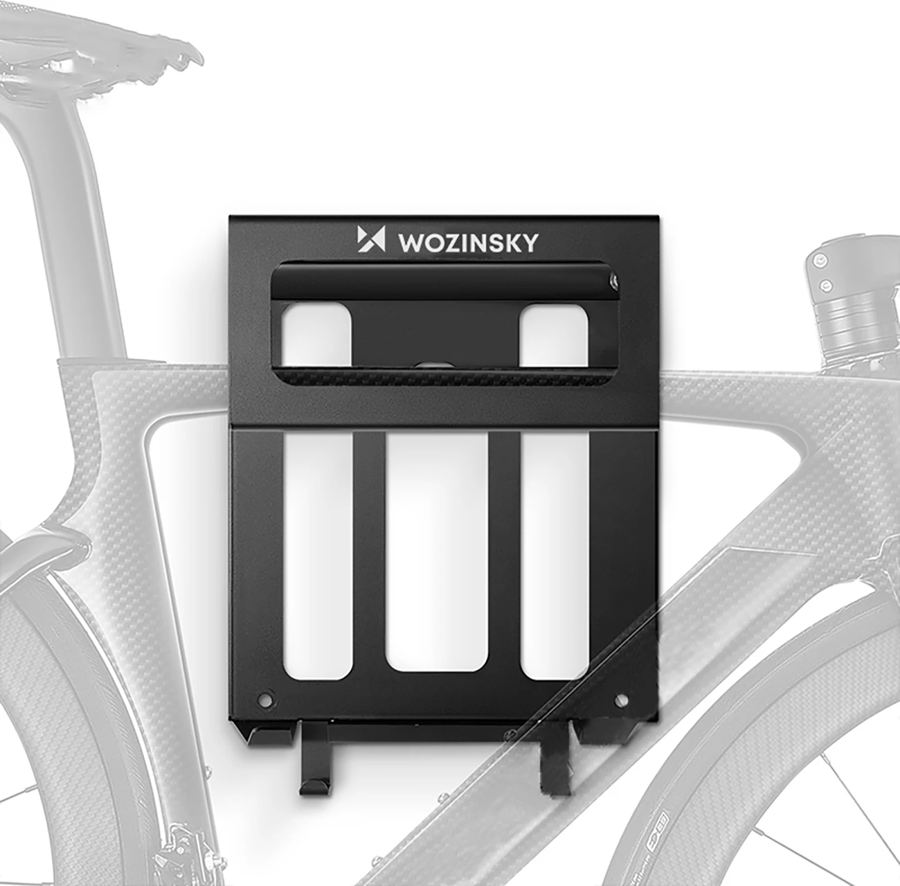 mbajtëse muri për biçikletë Wozinsky WSW-01S, deri 25 kg, me komplet montimi, e zezë