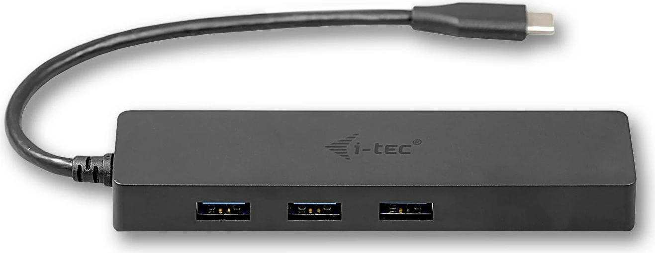 HUB USB-C I-Tec Advance, 3 porta USB 3.0 + Gigabit Ethernet, i zi