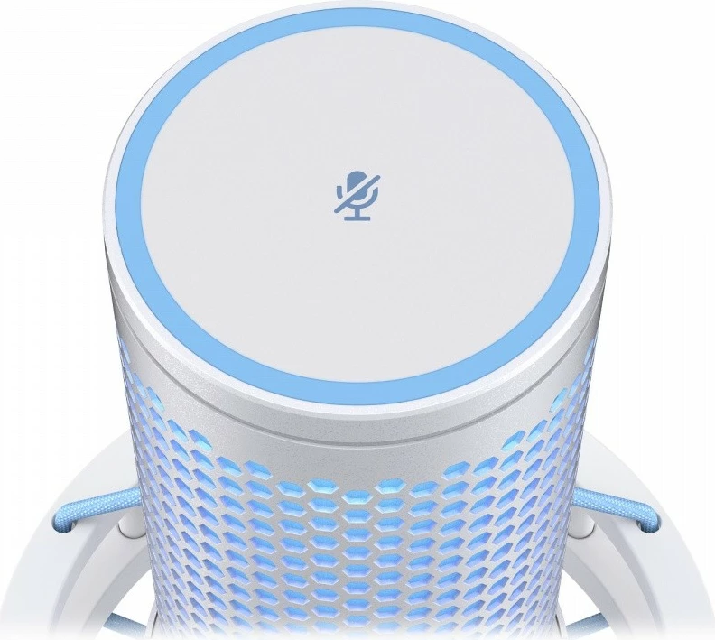 Mikrofon USB HyperX QuadCast 2 AN1D9AA, 24-bit/96 kHz, 4 polar pattern, USB-C, Frost (i bardhë)