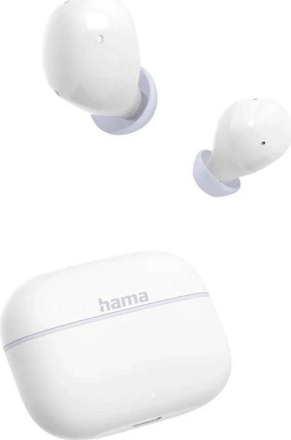 Kufje Hama Freedom buddy II, True Wireless, Bluetooth 5.3, të bardha