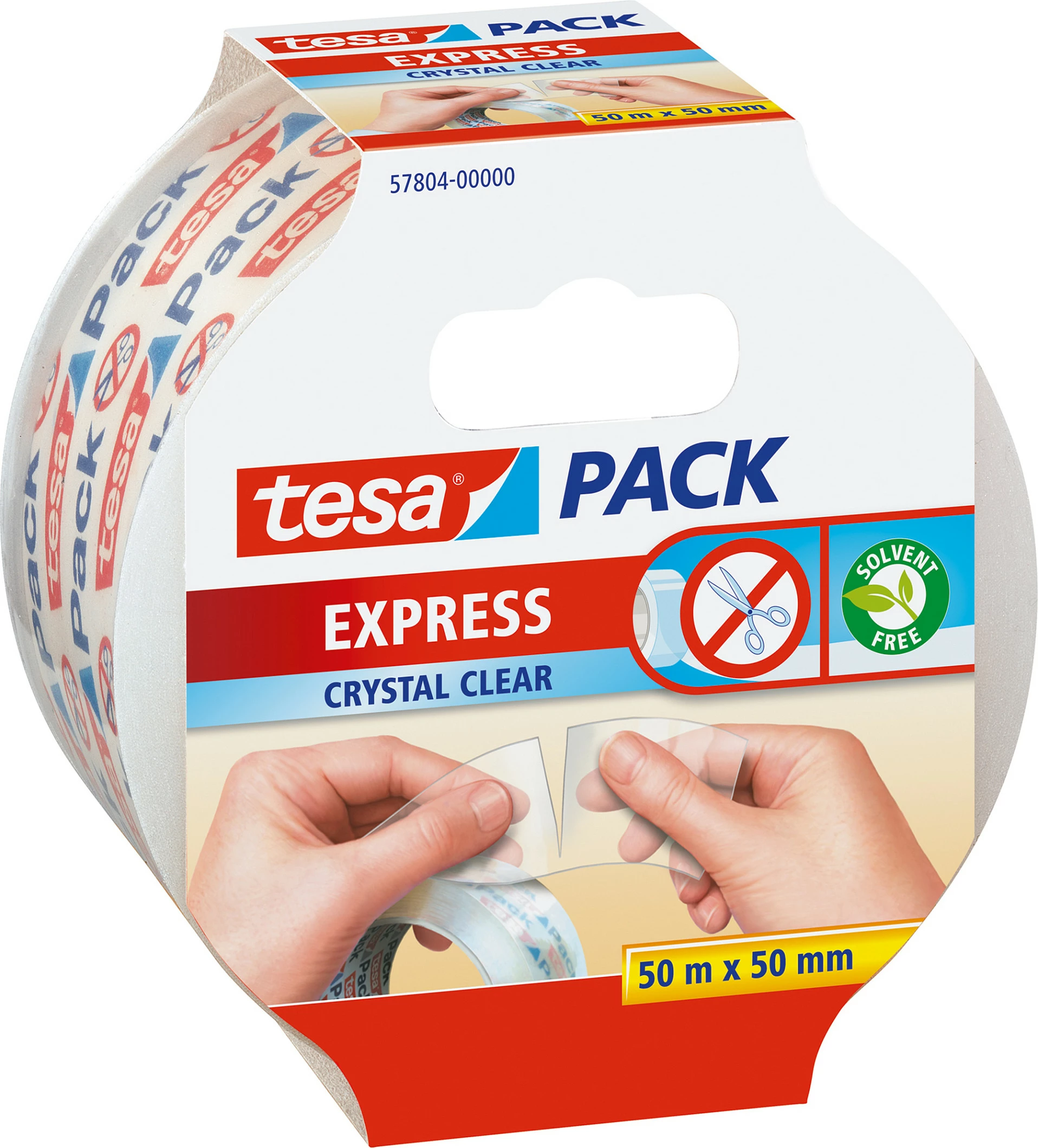 Shirit paketimi Tesa tesapack Express, 50 m x 50 mm, transparent