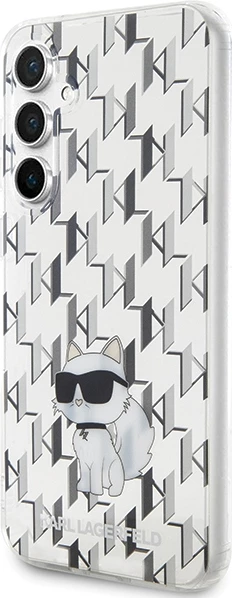Mbështjellës Karl Lagerfeld Monogram Choupette për Samsung Galaxy S23 FE, Transparent