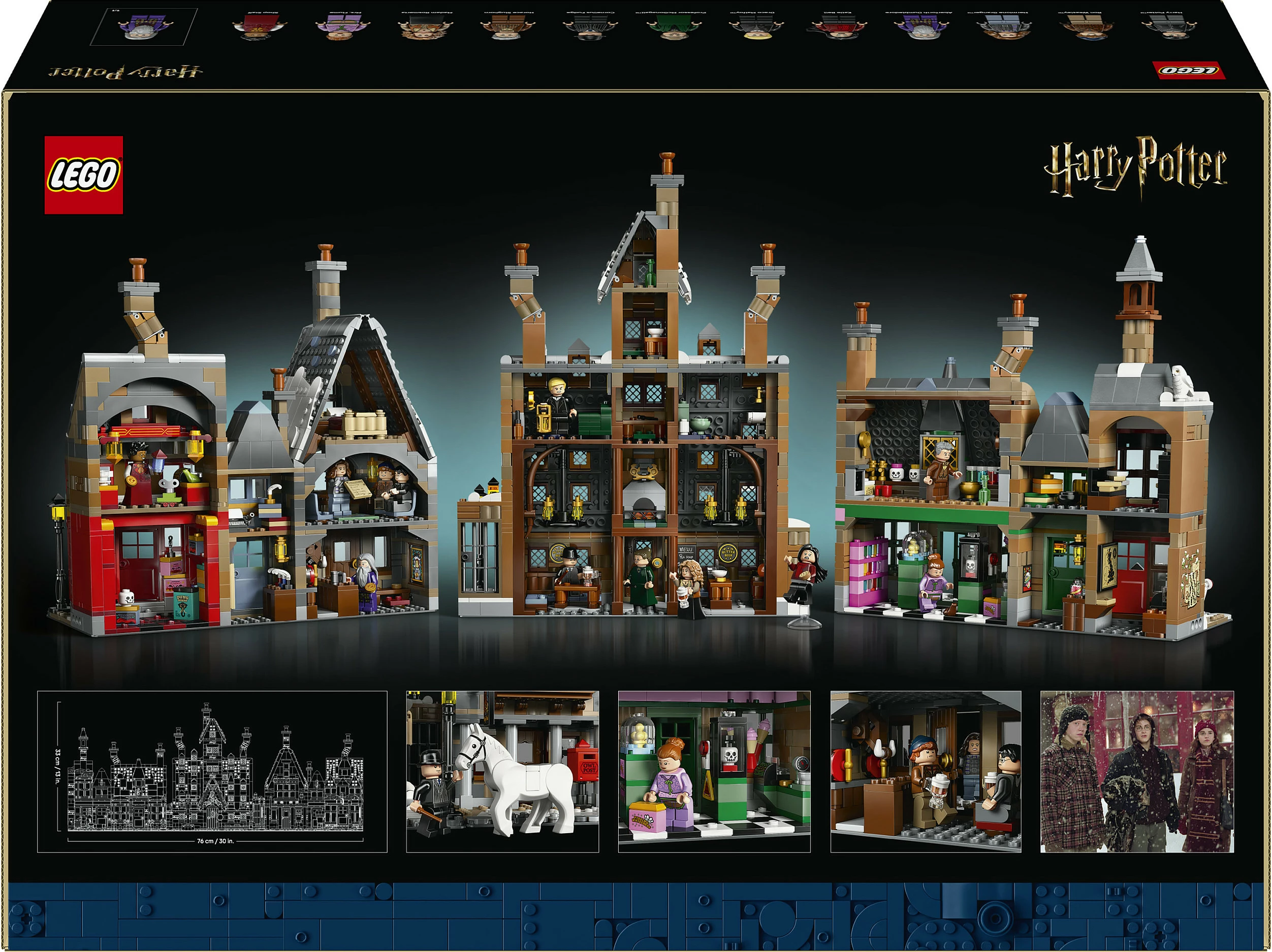 Set ndërtimi LEGO Harry Potter 76457 Hogsmeade Village (Collectors Edition), 3228 copë, 18+, multicolor