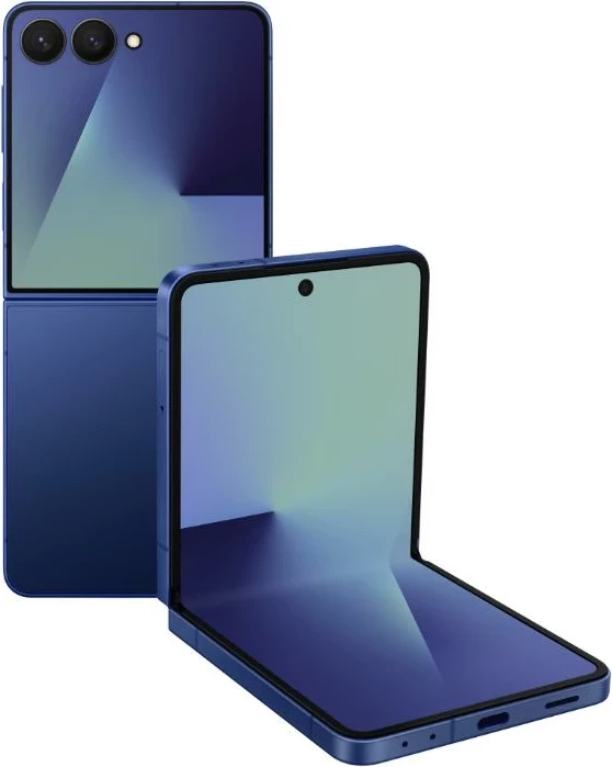 Celular Samsung Z Flip 7 SM-F766B, 12GB RAM, 512GB, 5G, Blue Shadow