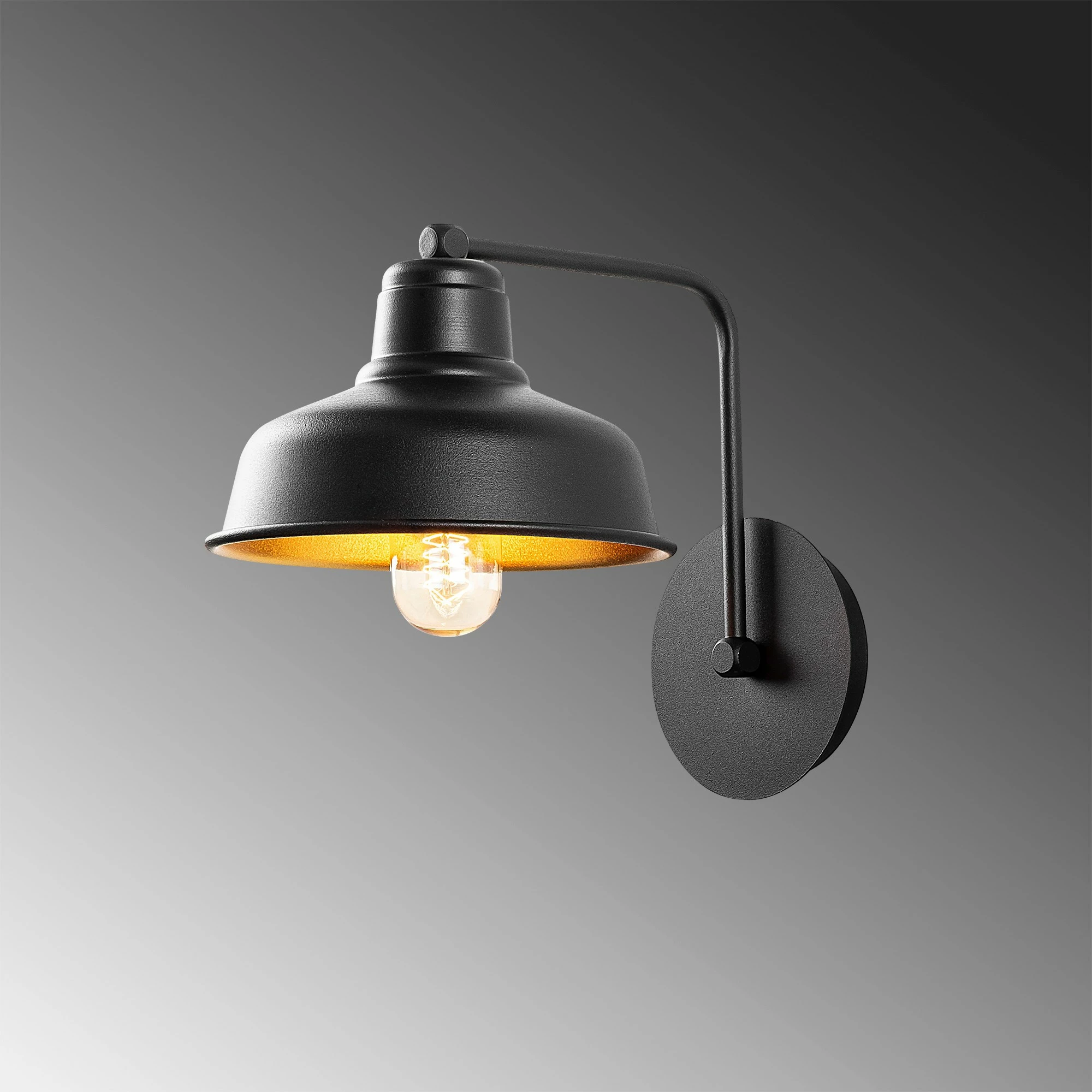 Llambë muri Opviq, Berceste, e zezë, 181BLACK-A