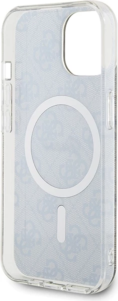 Mbështjellës Guess 4G MagSafe për iPhone 15 Plus, Kafe