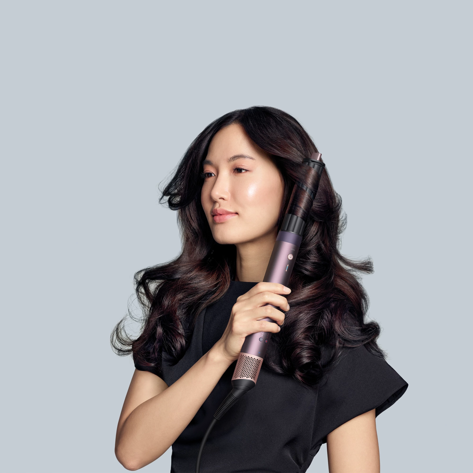 Stilues flokësh Dyson Airwrap Co-anda2x (598775) Jasper Plum i drejtë+me onde