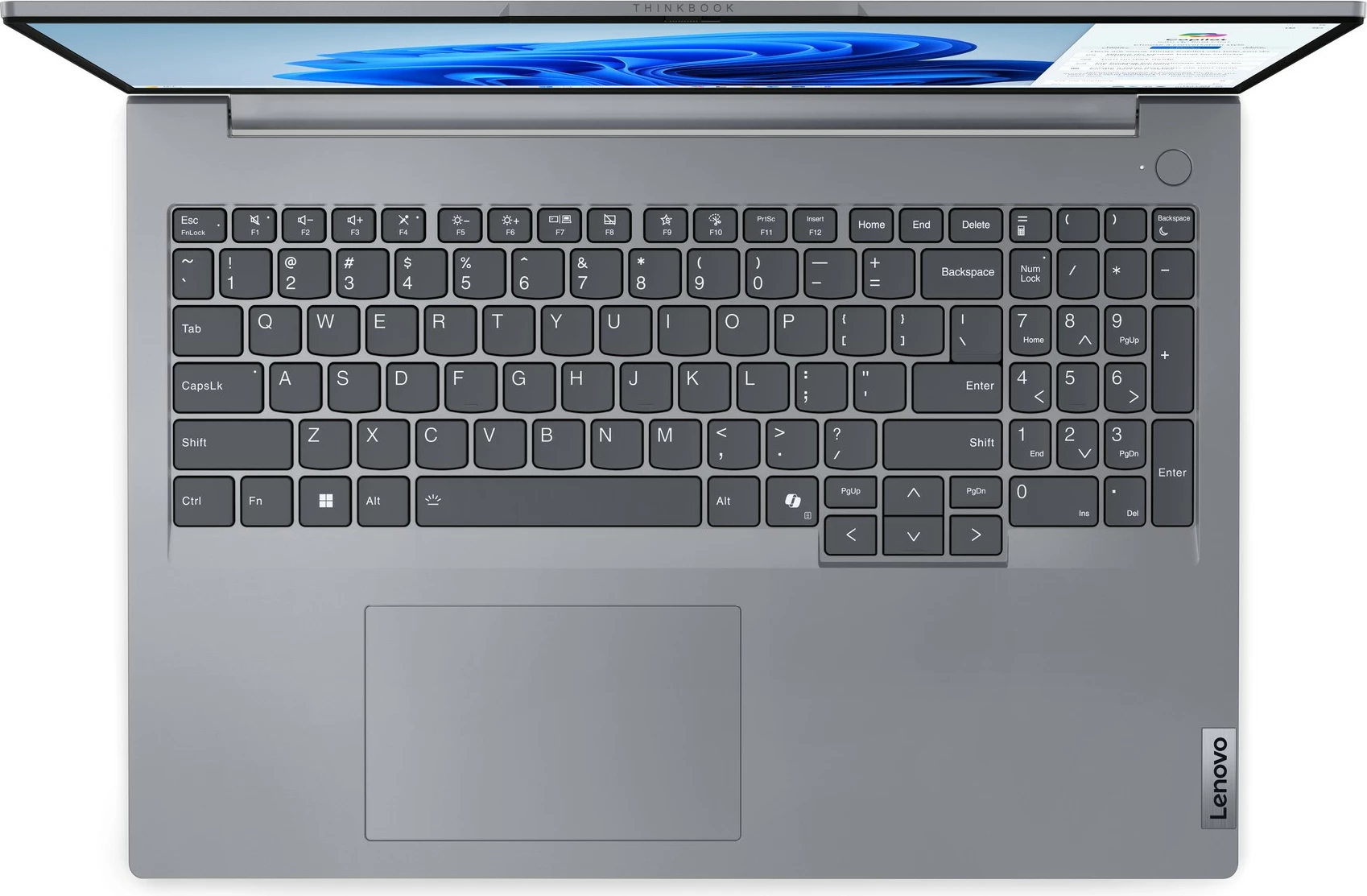 Kompjuter Lenovo ThinkBook 16 G7, AMD Ryzen 5-7535HS, 32GB RAM, 1TB SSD, 16 inç, Arctic Grey