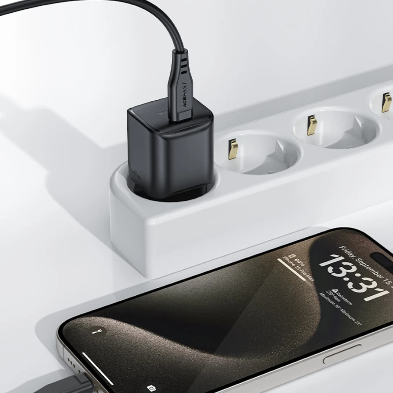 Karikues muri Acefast A73, GaN, 20W, USB-C, i zi