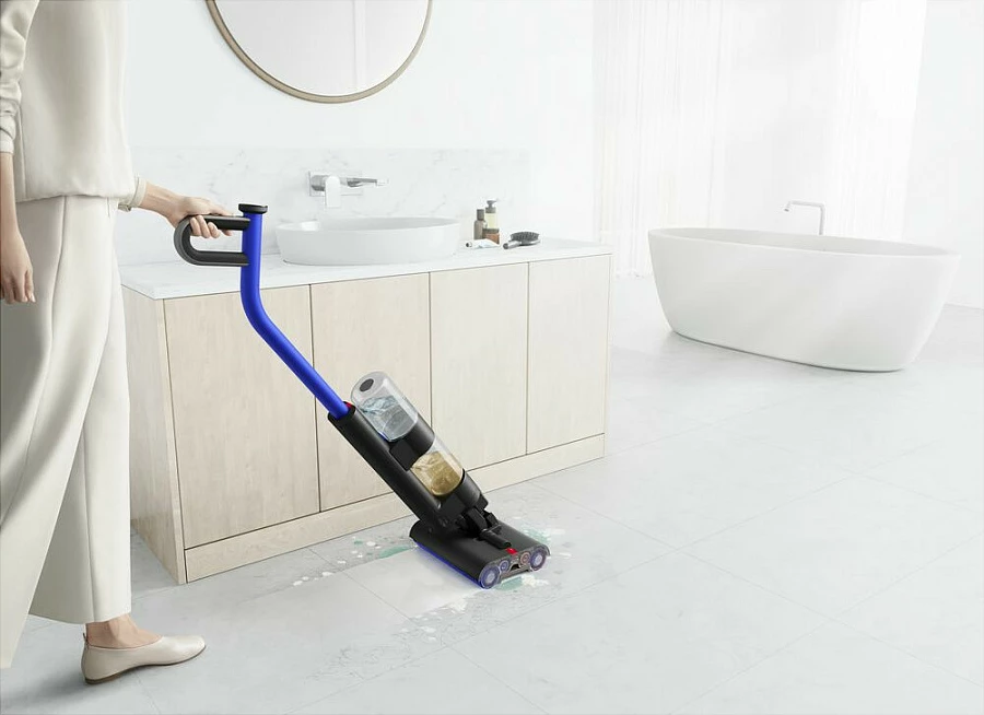 Fshesë me korrent Dyson Wash G1, Stick, Pa qese, 1 L, 0.8 L, E zezë, Blu
