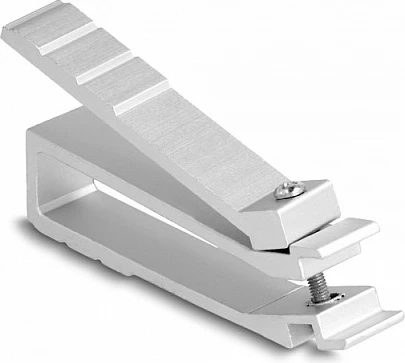 Pincë DeLOCK për cage nuts M4/M5/M6, alumin, 80 x 50 x 15 mm, argjend