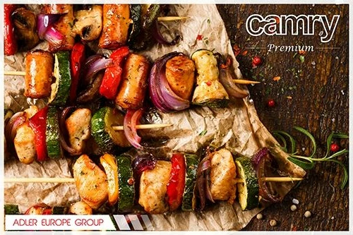 Grill raclette elektrik CAMRY CR6606 1200W 6 tiganë raclette, i zi