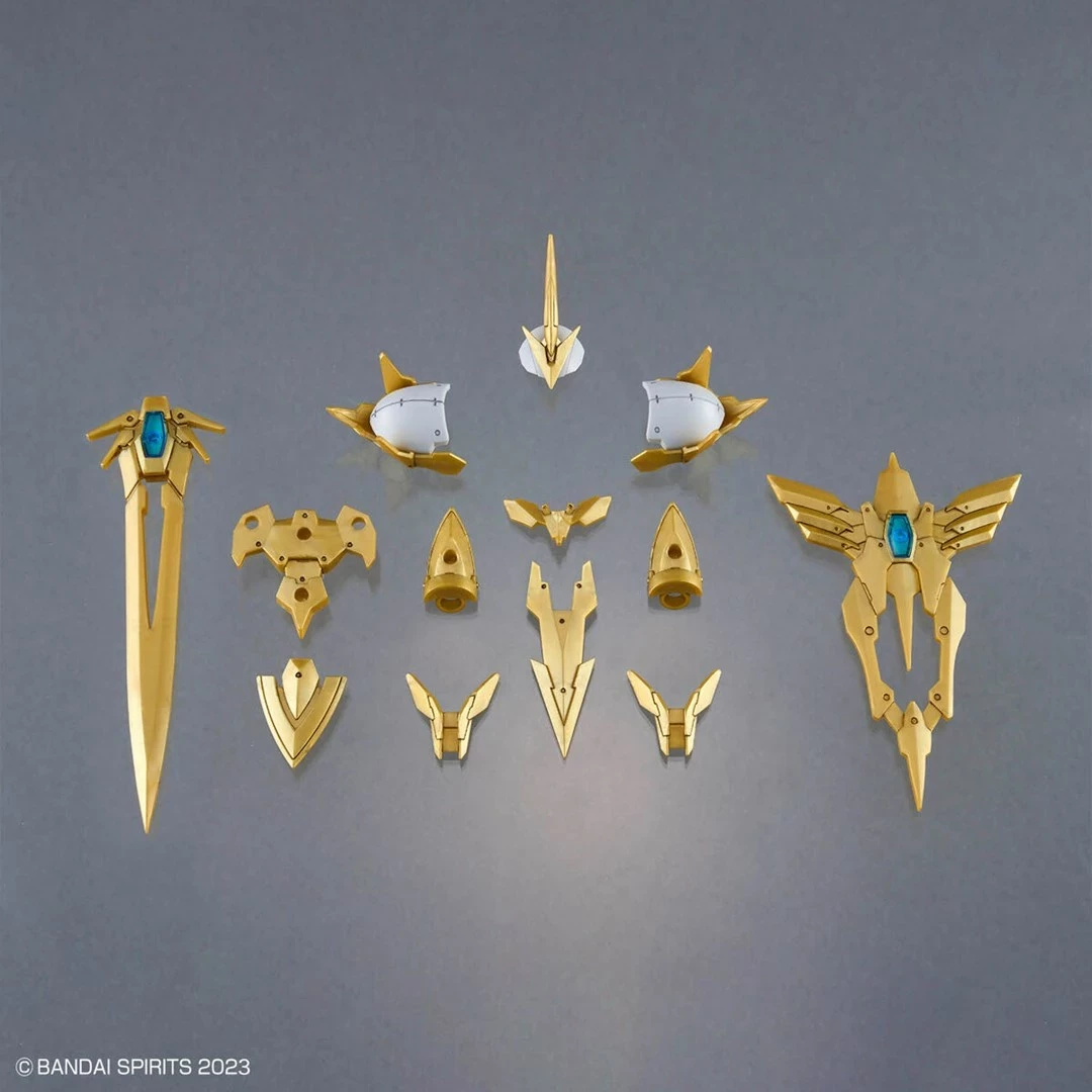 Model figure BANDAI 30MF Class Up Armor Liber Holy Knight, bardhë/ari