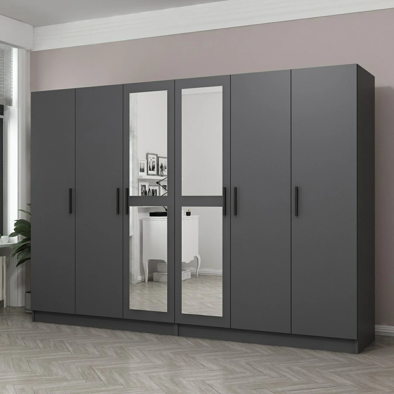 Dollap Skye Decor, anthracite, Kale - 5094
