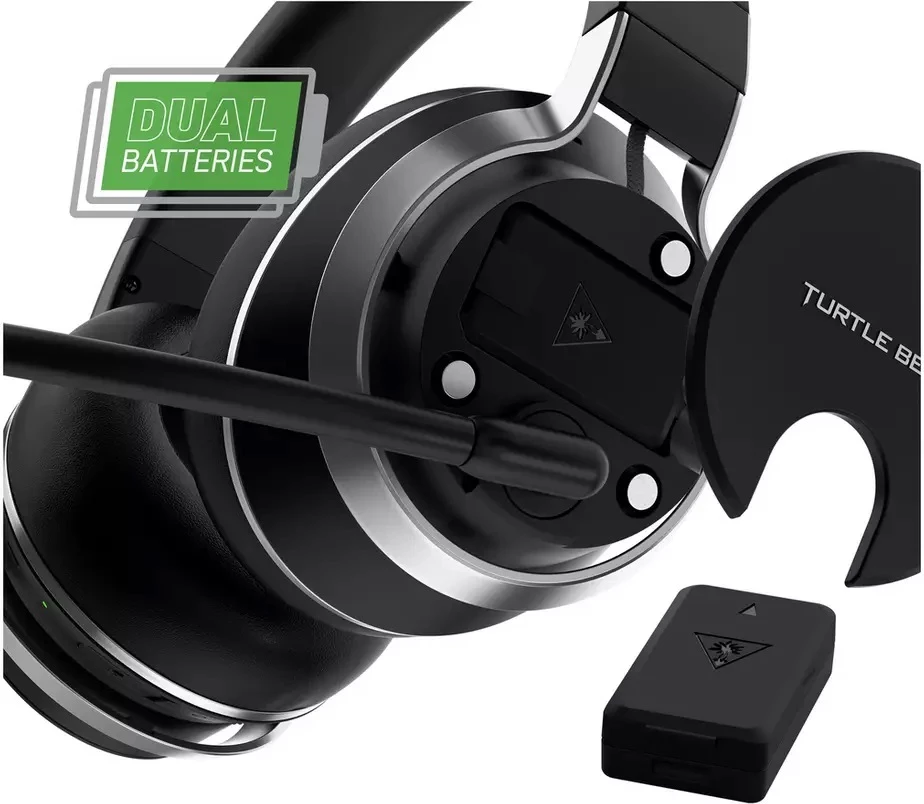 Kufje gaming Turtle Beach Stealth Pro për PS4/PS5, wireless Bluetooth/USB, surround sound, ANC, zi