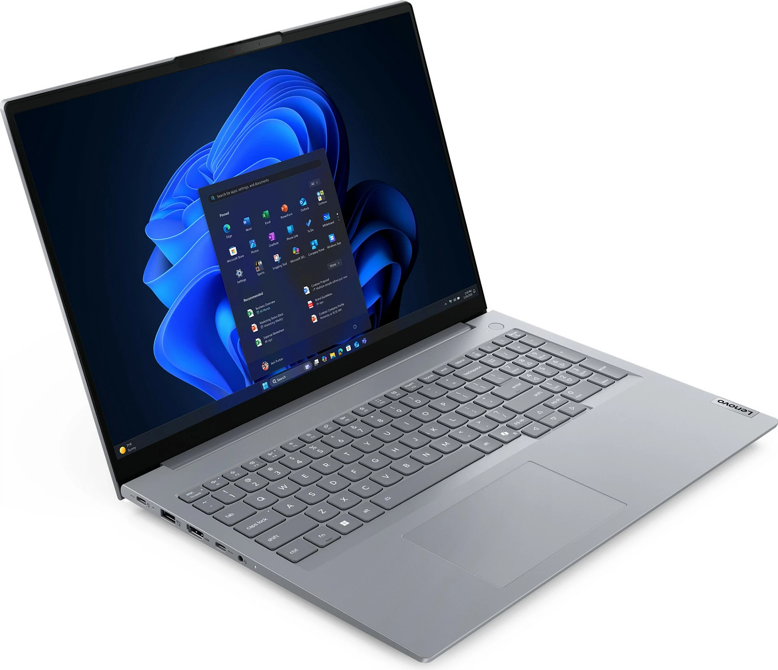 Laptop Lenovo ThinkBook 16 G9, Ryzen 5, 32GB RAM, 512GB SSD, 16" WUXGA, Windows 11 Pro, Arctic Grey