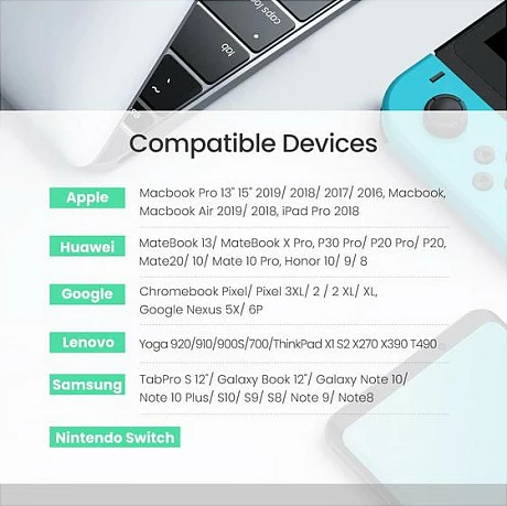 Kabllo karikimi UGREEN USB-C në USB-C 100W, 2m, e gërshetuar, e zezë