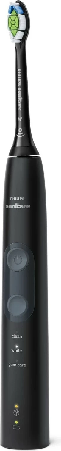 Furçë dhëmbësh sonike Philips Sonicare HX6850/57, 3 mënyra pastrimi, me UV, e zezë